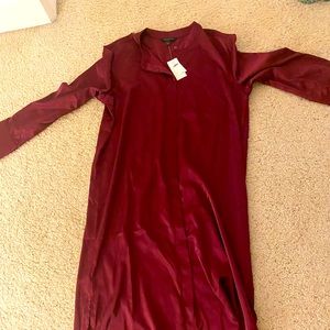 NWT banana republic silk shirt dress. Great for fall!
